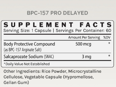 InfiniWell BPC-157 DELAYED PRO - 500MCG